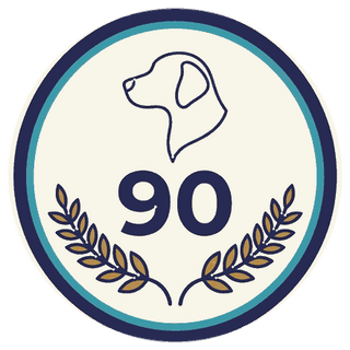 Ninety day guarantee badge.